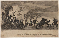 TvB G 4863
<br/>
Entree van De Couvonge en De Chalabre ("Combat")
<br/>
<em>Callot, Jacques (1592 - 1635)</em>